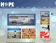 Tablet Screenshot of go2hope.org